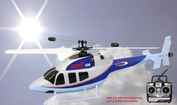 Elicopter BELL 206 RTF 2,4 GHZ, mode 2